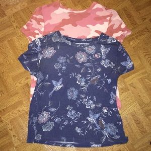 Pack of 2 tee shirts